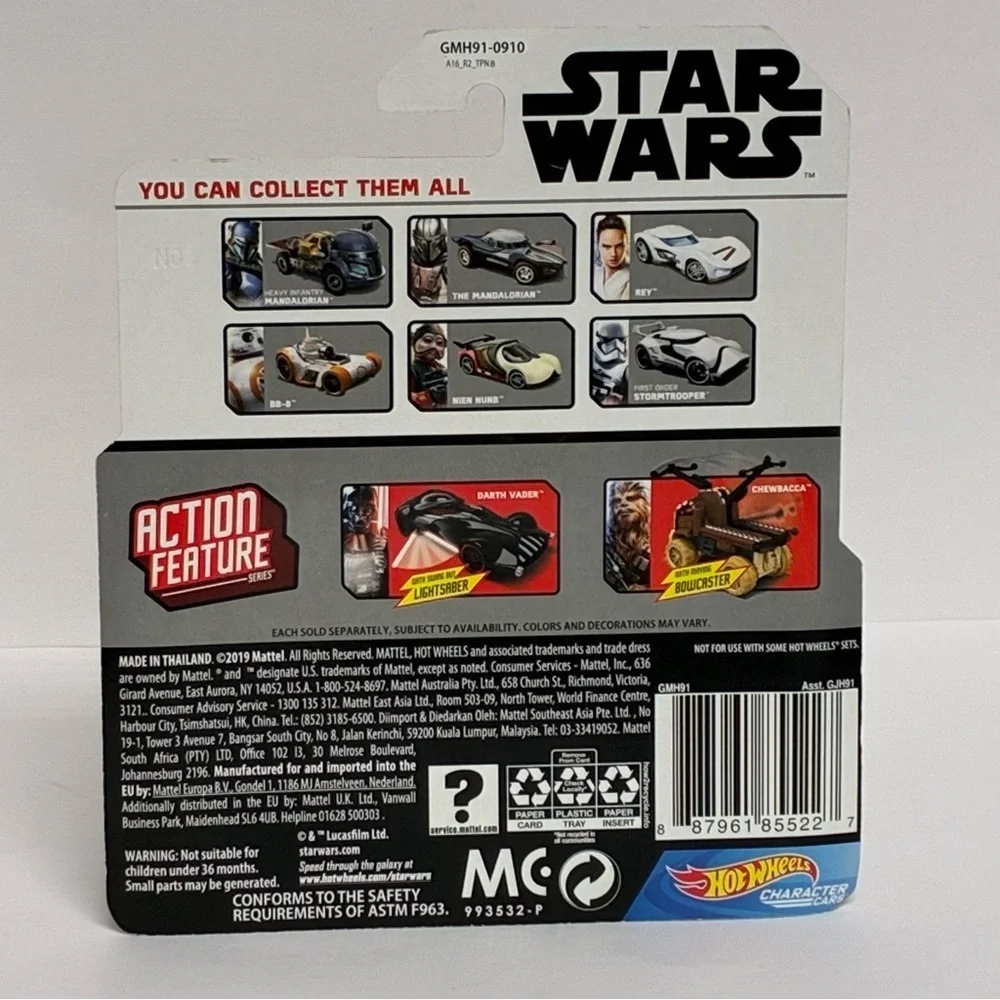 Hot Wheels Character Cars Series Star Wars CHEWBACCA Car Sealed NEW